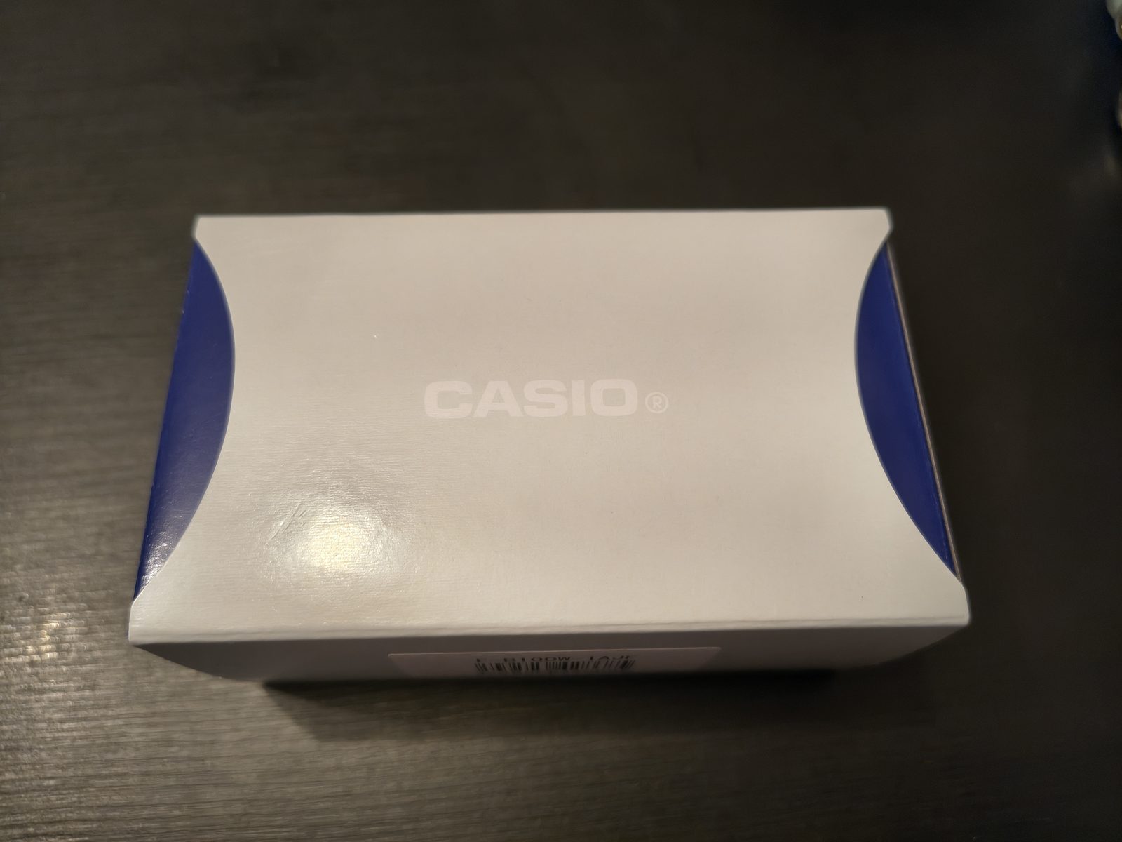 CASIO F-B100Wの化粧箱